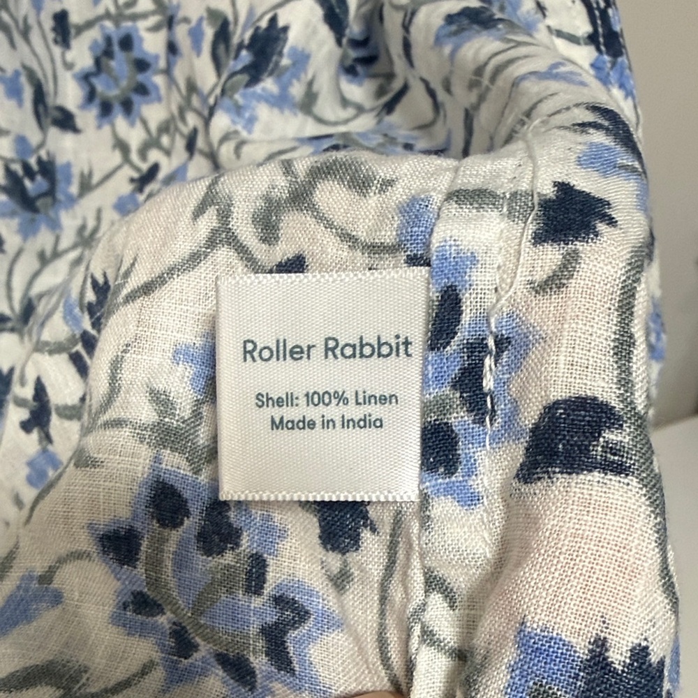 Roller Rabbit Floral Print Shirt Dress Small - Picture 6 of 6